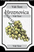 Etiketa hroznovica vz2