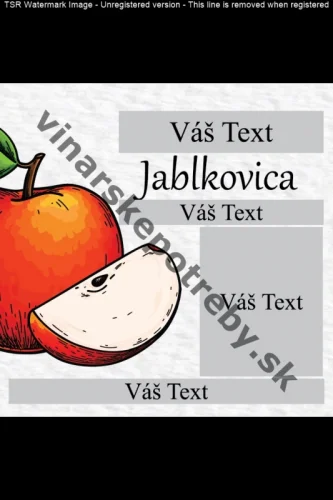 Etiketa jablkovica vz1